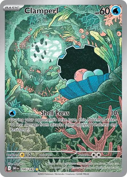 Carte Pokémon: Clamperl [Coquiperl]