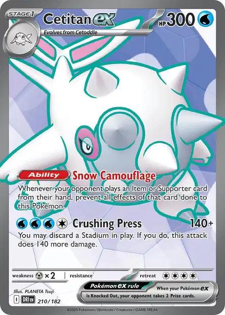Carte Pokémon: Cetitan ex [Balbalèze ex]