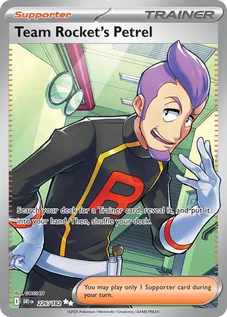 Carte Pokémon: Team Rocket's Petrel [Lambda de la Team Rocket]