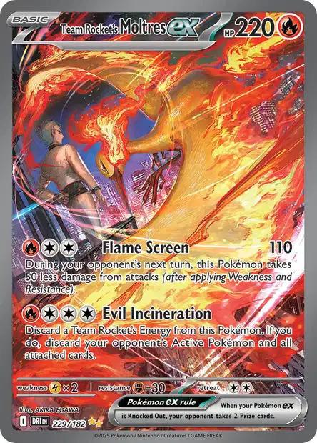 Carte Pokémon: Team Rocket's Moltres ex [Sulfura ex de la Team Rocket]