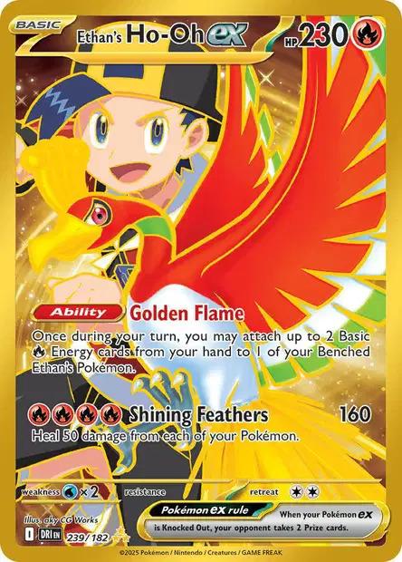 Carte Pokémon: Ethan's Ho-Oh ex [Ho-Oh ex de Luth]