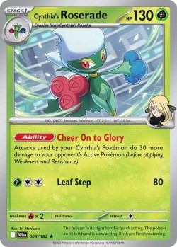 Carte Pokémon: Cynthia's Roserade