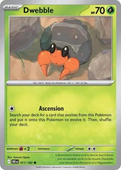 Carte Pokémon: Dwebble