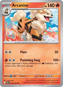 Carte Pokémon: Arcanine