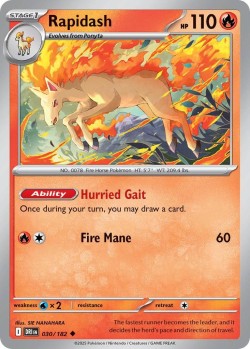 Carte Pokémon: Teal Mask Rapidash