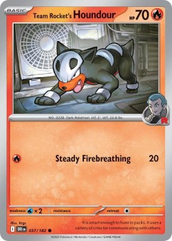 Carte Pokémon: Team Rocket's Houndour