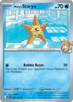 Carte Pokémon: Misty's Staryu
