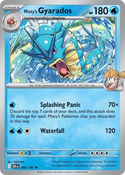 Carte Pokémon: Misty's Gyarados