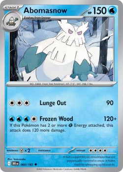 Carte Pokémon: Abomasnow