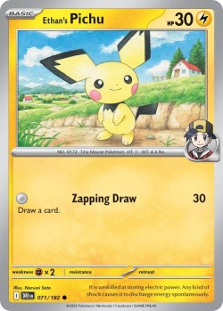 Carte Pokémon: Ethan's Pichu