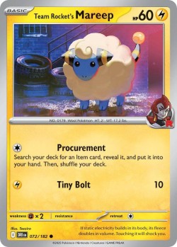 Carte Pokémon: Team Rocket's Mareep