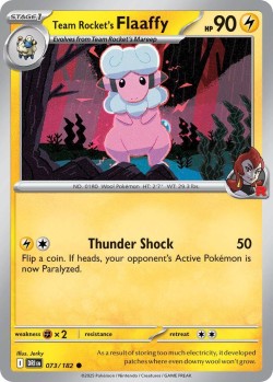 Carte Pokémon: Team Rocket's Flaaffy