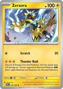 Carte Pokémon: Zeraora