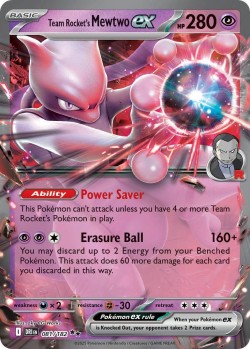 Carte Pokémon: Team Rocket's Mewtwo ex