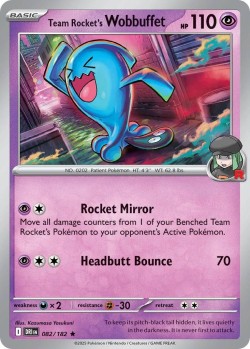 Carte Pokémon: Team Rocket's Wobbuffet