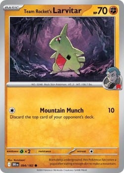 Carte Pokémon: Team Rocket's Larvitar