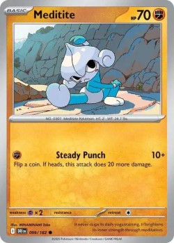 Carte Pokémon: Meditite