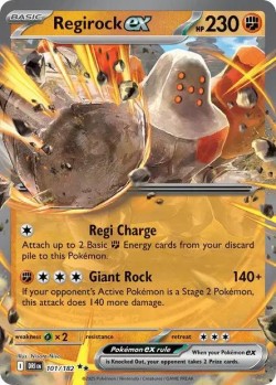 Carte Pokémon: Regirock ex