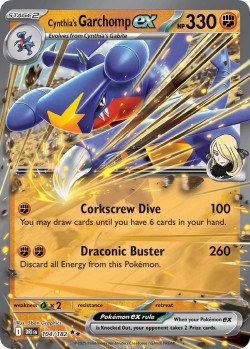 Carte Pokémon: Cynthia's Garchomp ex
