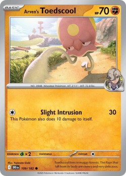Carte Pokémon: Arven's Toedscool