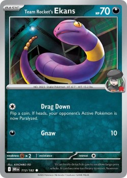 Carte Pokémon: Team Rocket's Ekans