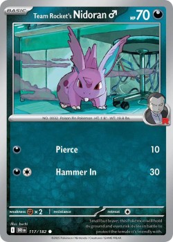 Carte Pokémon: Team Rocket's Nidoran♂