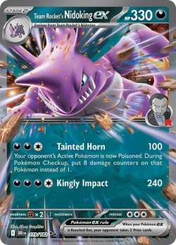 Carte Pokémon: Team Rocket's Nidoking ex