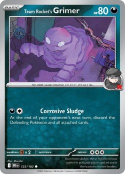 Carte Pokémon: Team Rocket's Grimer