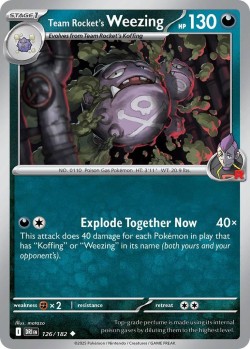Carte Pokémon: Team Rocket's Weezing
