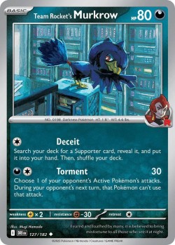 Carte Pokémon: Team Rocket's Murkrow