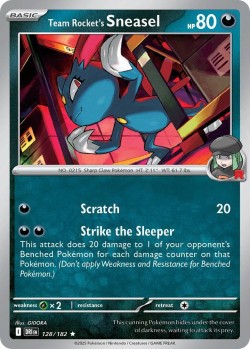 Carte Pokémon: Team Rocket's Sneasel
