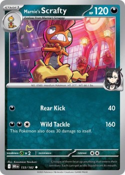 Carte Pokémon: Marnie's Scrafty