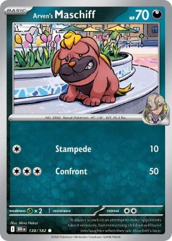 Carte Pokémon: Arven's Maschiff