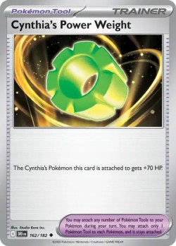 Carte Pokémon: Cynthia's Power Weight