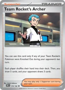 Carte Pokémon: Team Rocket's Archer