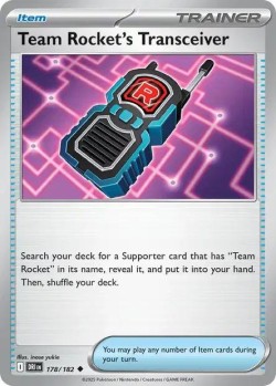 Carte Pokémon: Team Rocket's Transceiver