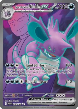 Carte Pokémon: Team Rocket's Nidoking ex