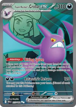 Carte Pokémon: Team Rocket's Crobat ex