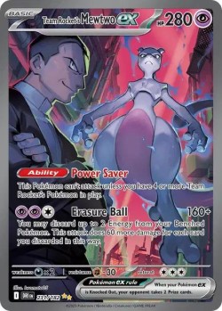Carte Pokémon: Team Rocket's Mewtwo ex