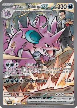 Carte Pokémon: Team Rocket's Nidoking ex