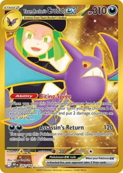 Carte Pokémon: Team Rocket's Crobat ex