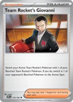 Carte Pokémon: Giovanni de la Team Rocket