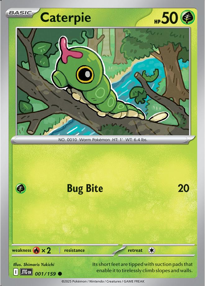 Carte Pokémon: Caterpie [Chenipan]