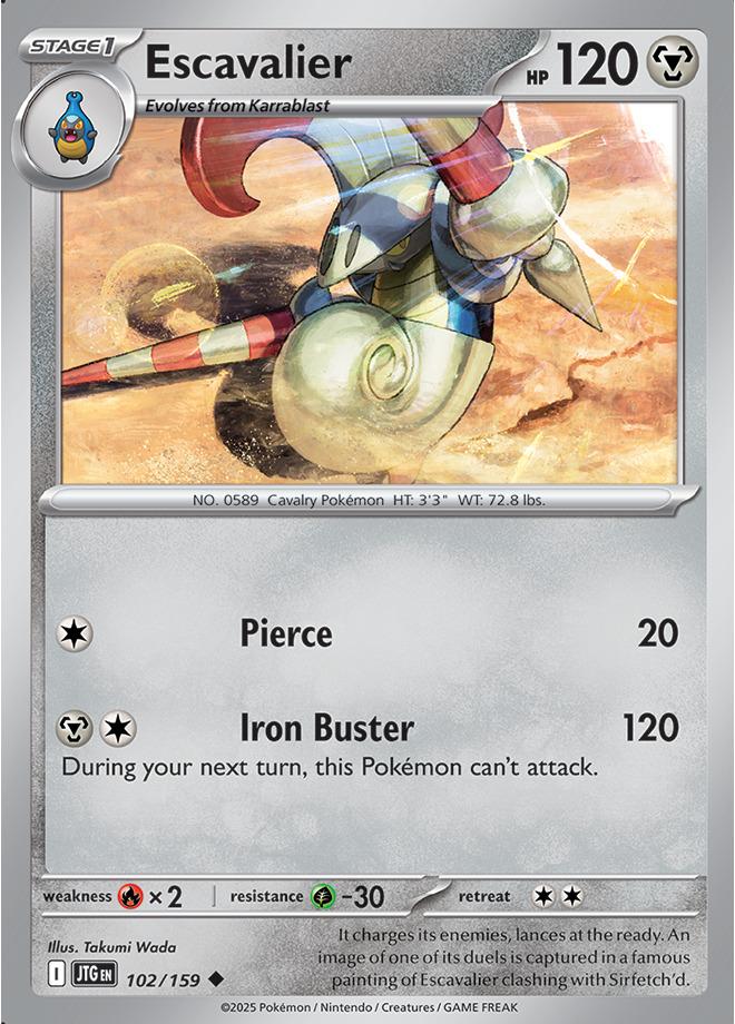 Carte Pokémon: Escavalier [Lançargot]