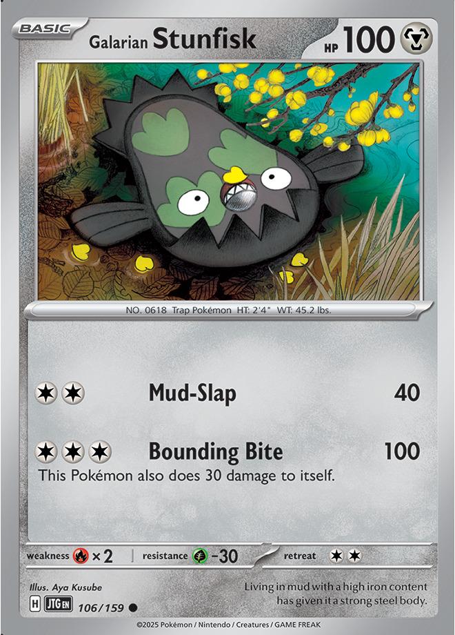 Carte Pokémon: Galarian Stunfisk [Limonde de Galar]
