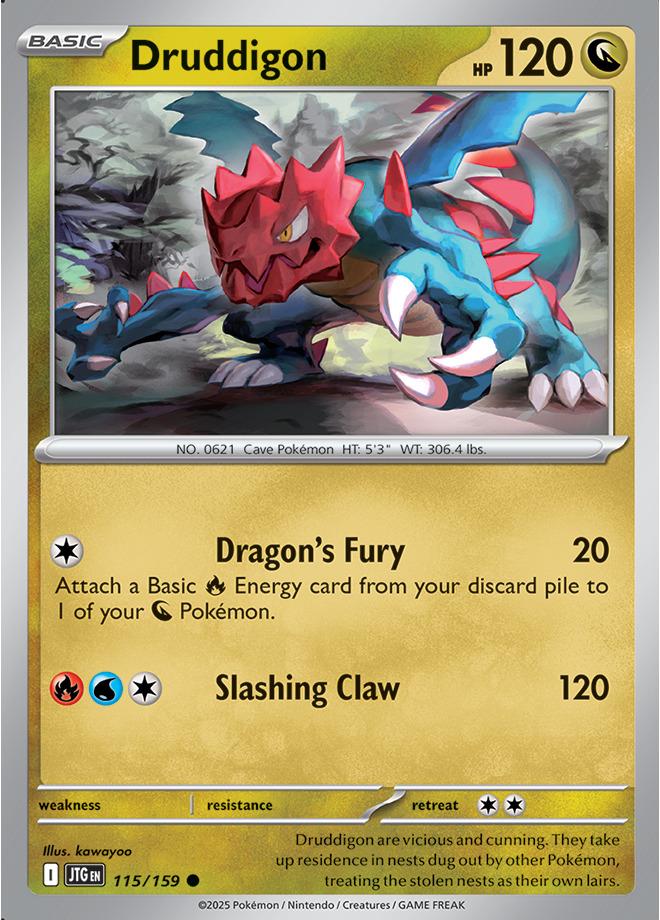Carte Pokémon: Druddigon [Drakkarmin]