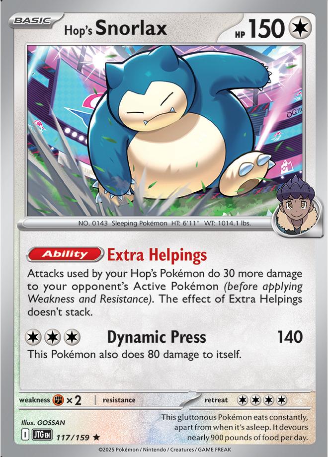Carte Pokémon: Hop's Snorlax [Ronflex de Nabil]