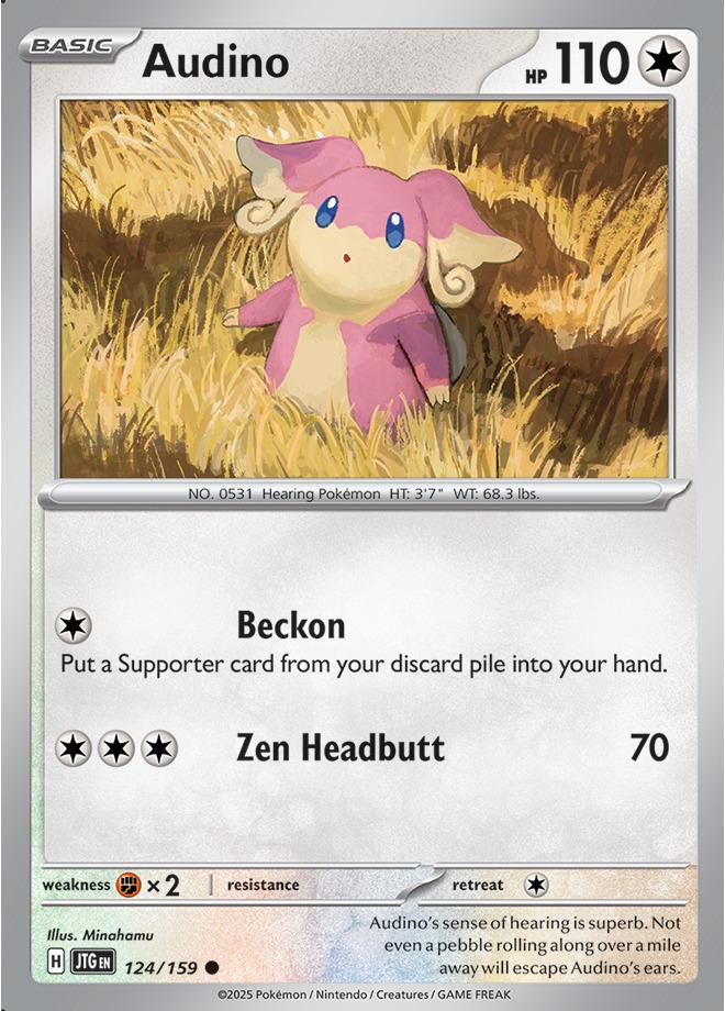 Carte Pokémon: Audino [Nanméouïe]