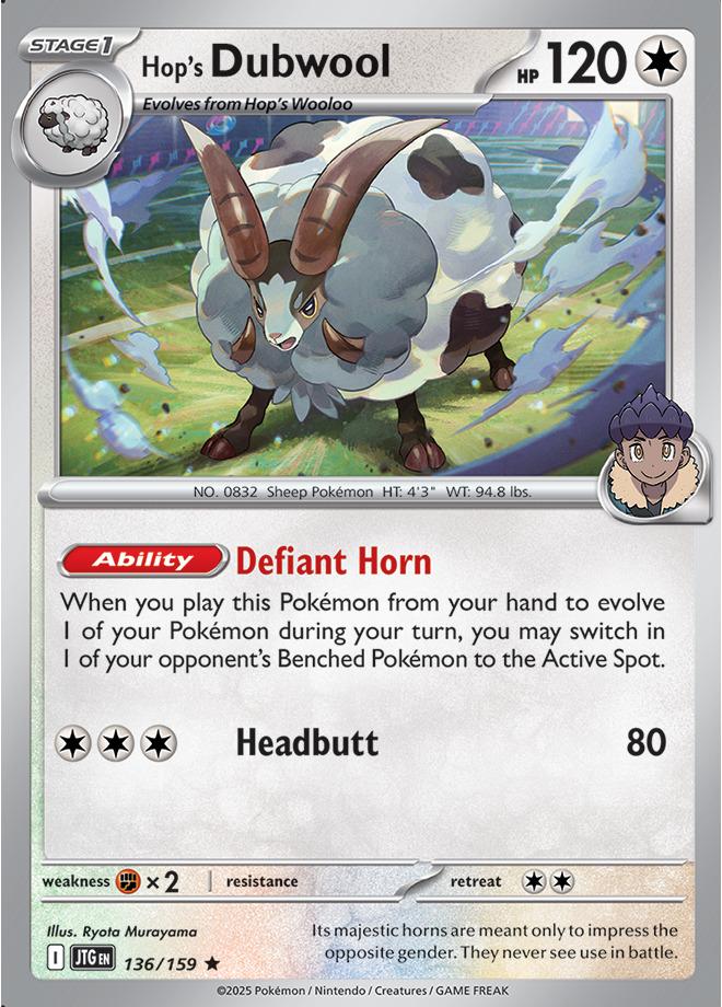 Carte Pokémon: Hop's Dubwool [Moumouflon de Nabil]