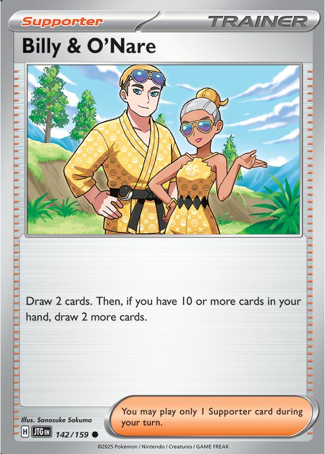 Carte Pokémon: Billy & O'Nare [Milio et Naire]